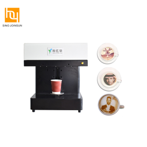 3D Digital Portable Cake/ Coffee Printer HY3422 مع حبر بالألوان الكاملة للأكل 